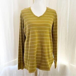 Ribbed long sleeve top Size XL